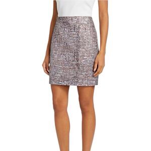 Banana Republic Womens Skirt Size 0 Metallic Mini Corpcore Girl Boss Corporate